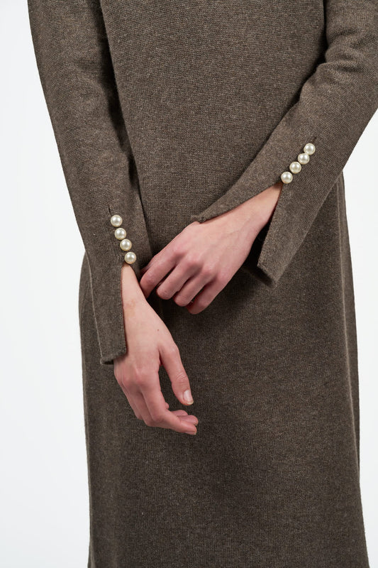 Abbelone Dress - Murky Brown