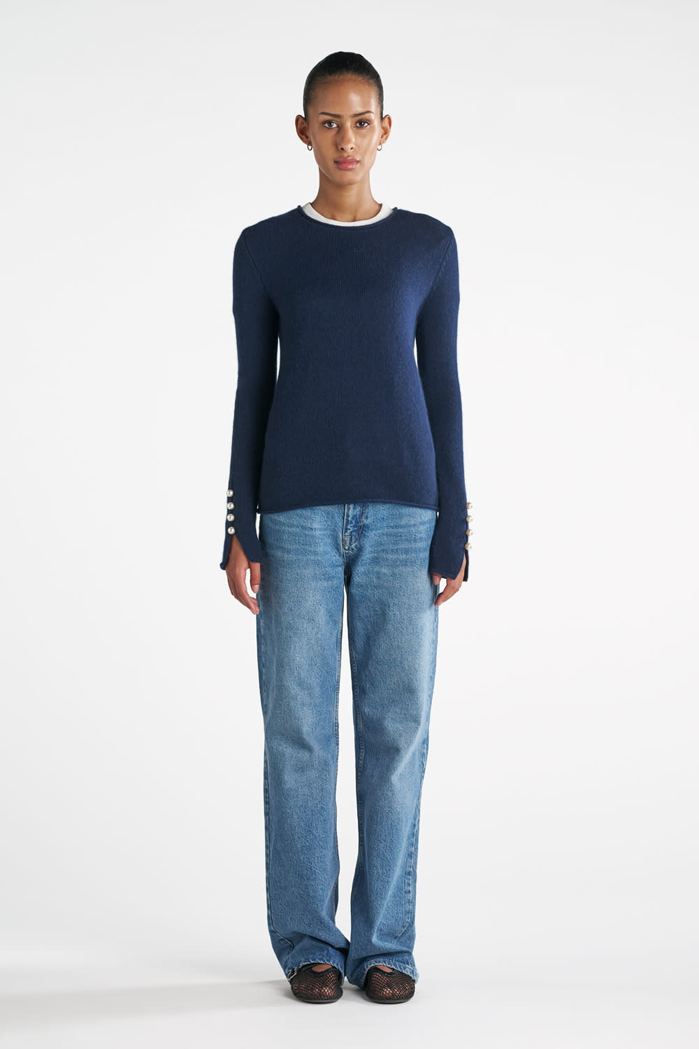 Abbelone Sweater - Navy