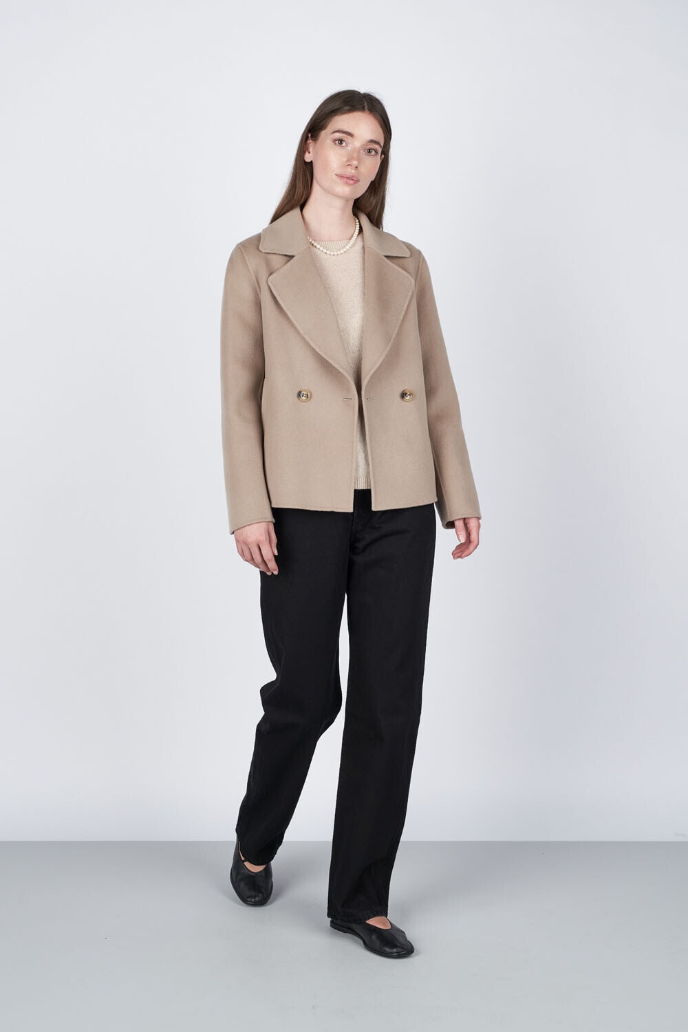 Becca Coat - Dark Sand