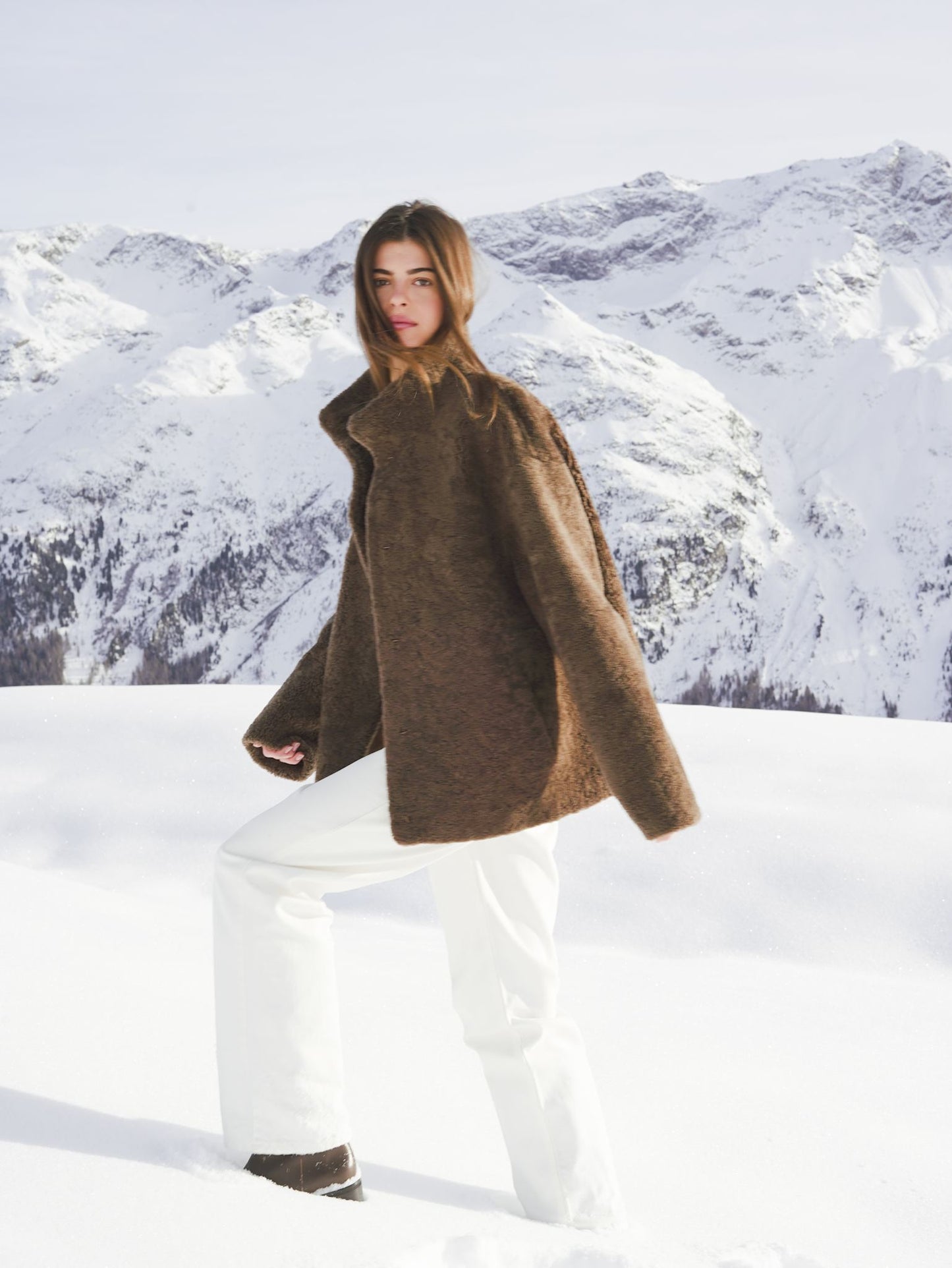 Nalani Coat - Teddy Brown