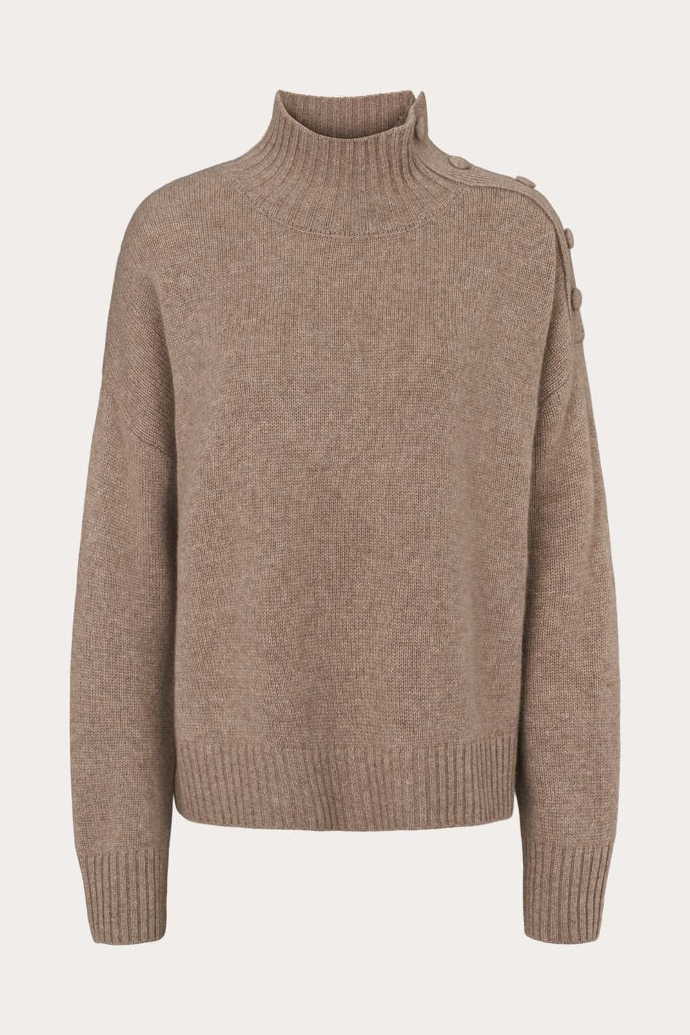 O'TAY Dagmar Sweater Blouses Walnut