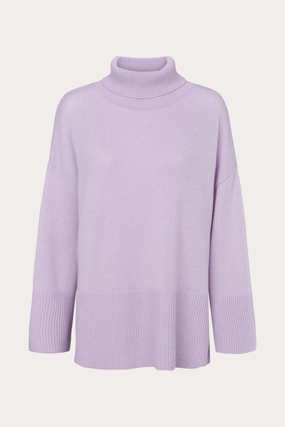 O'TAY Della Sweater Blouses Hint of Violet