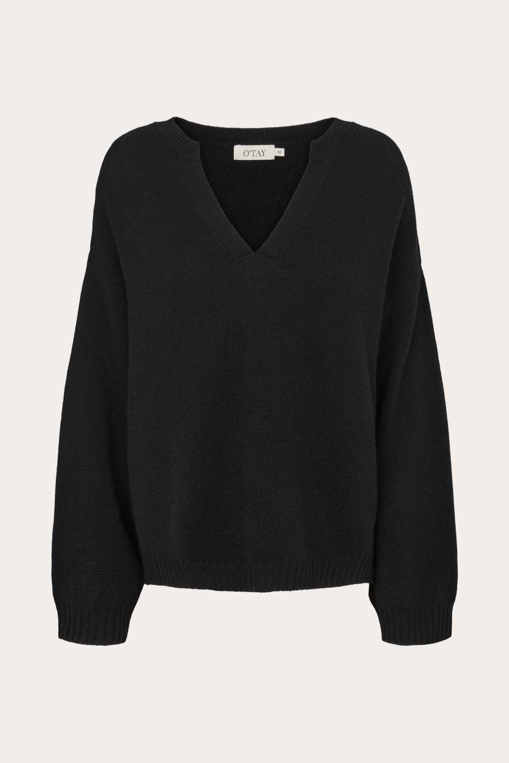 O'TAY Donna Sweater Blouses Black
