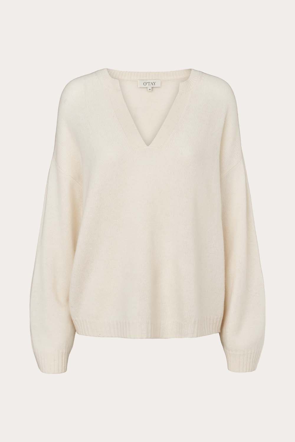 O'TAY Donna Sweater Blouses Off White