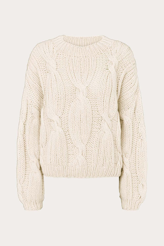 O'TAY Drew Sweater Blouses Off White
