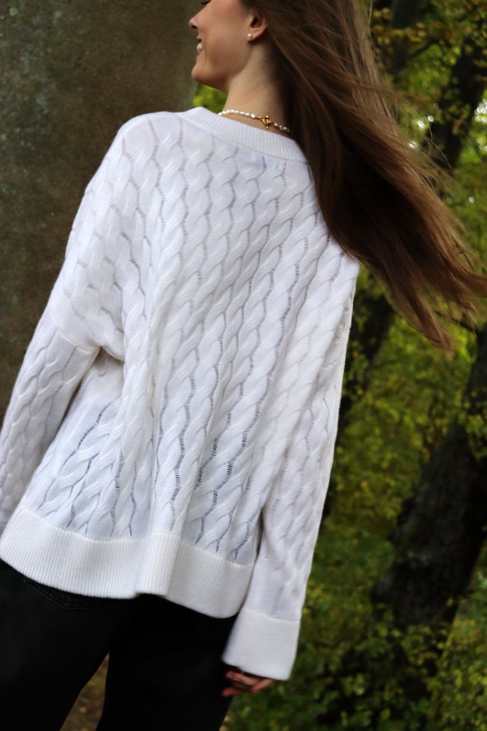O'TAY Eline Sweater Blouses White
