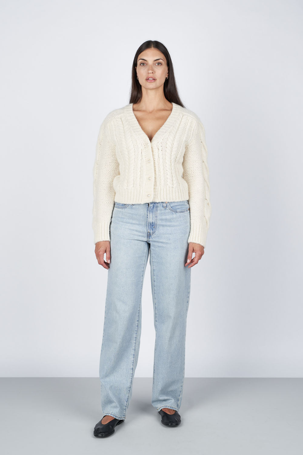 O'TAY Elma Cardigan Cardigans Off White