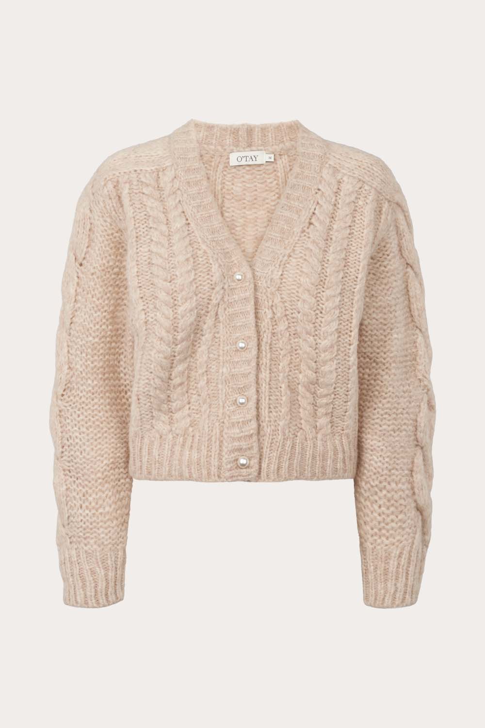 Elma Cardigan - Oat Melange