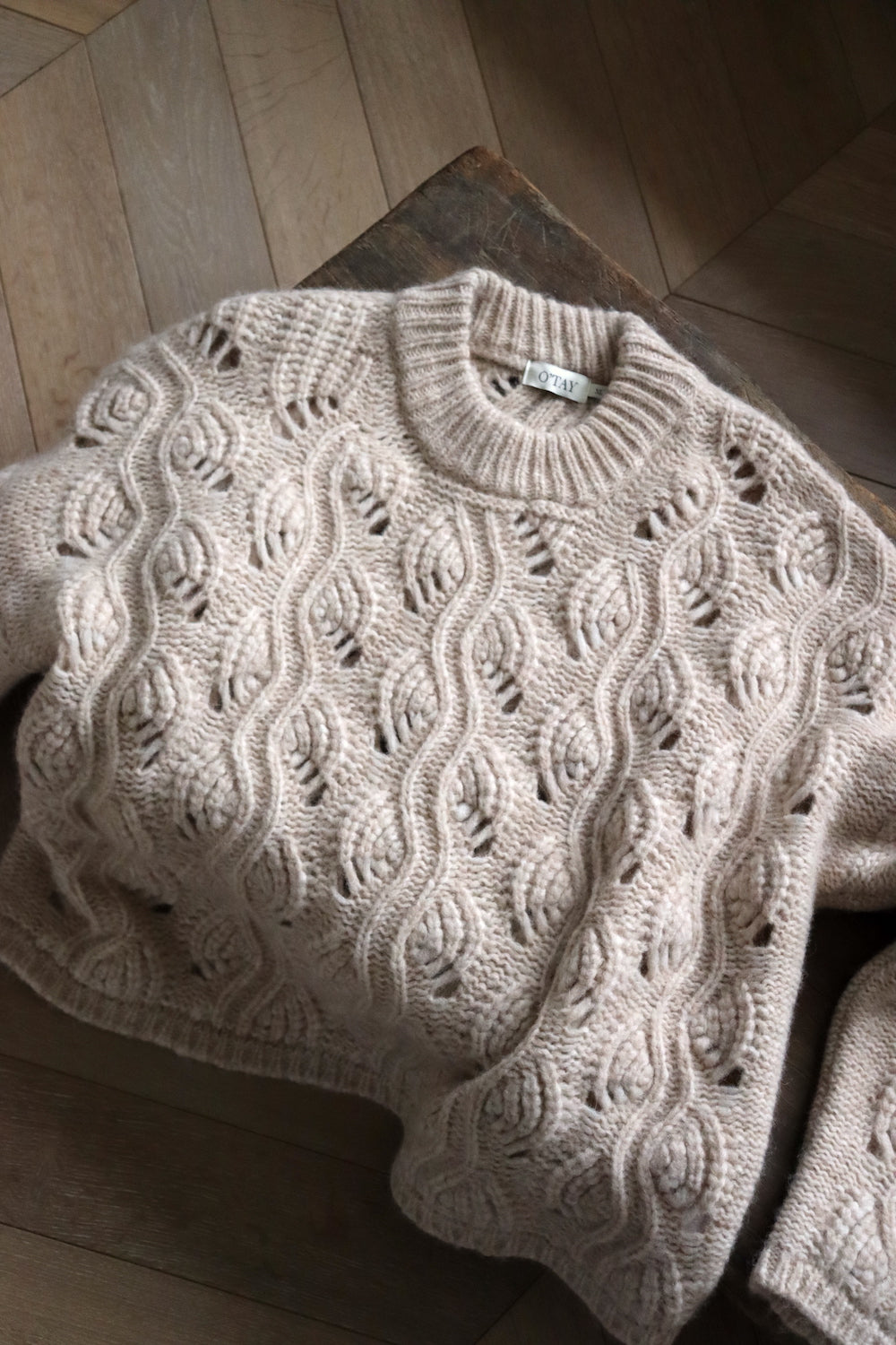O'TAY Elucca Sweater Blouses Oat Melange
