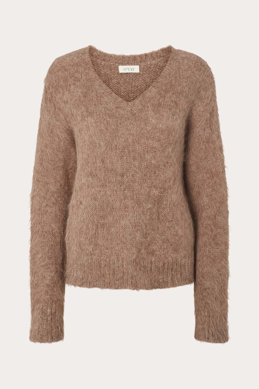 O'TAY Esmeralda Sweater Blouses Alpaca Brown