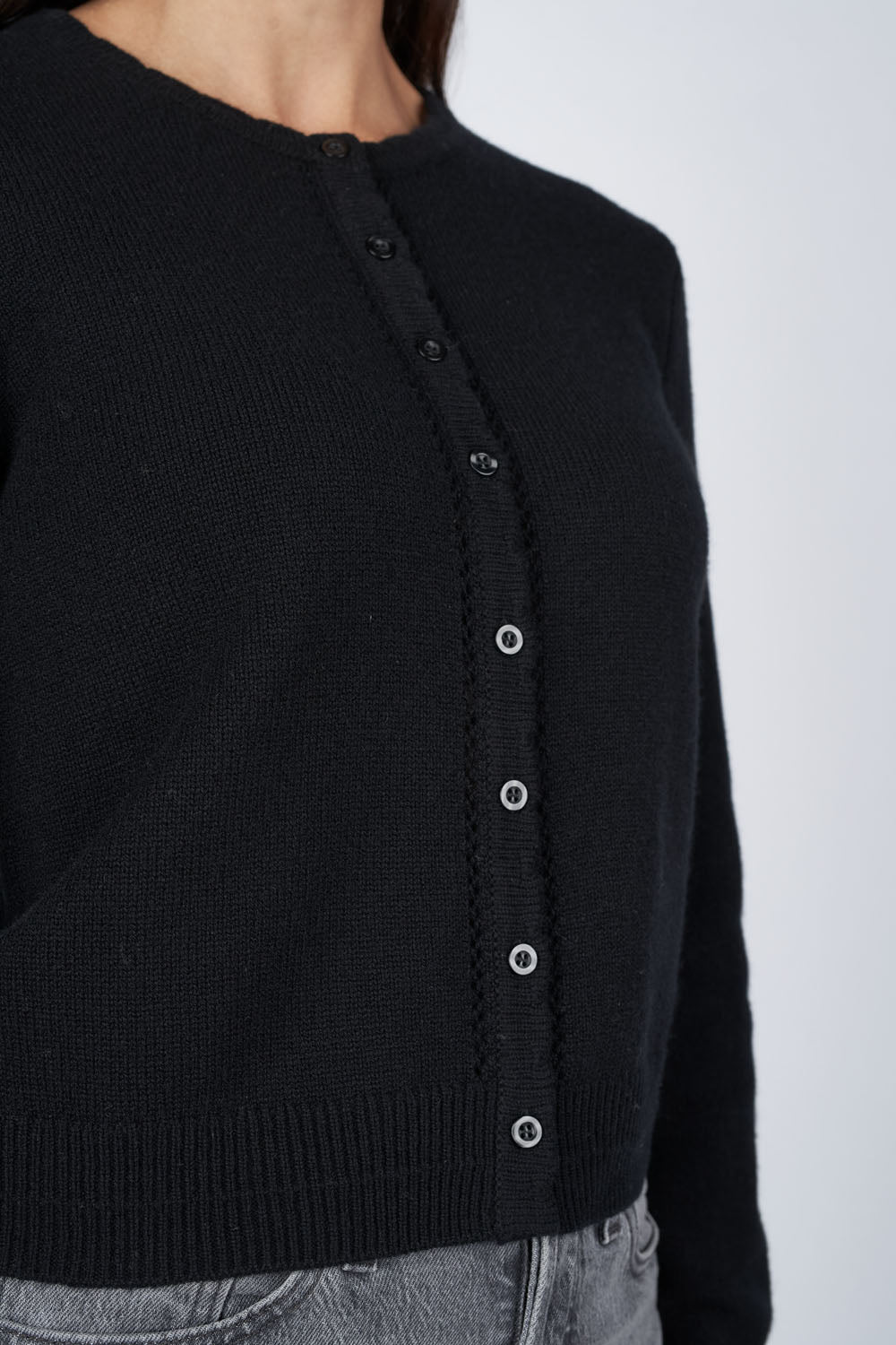 O'TAY Faith Cardigan Cardigans Black