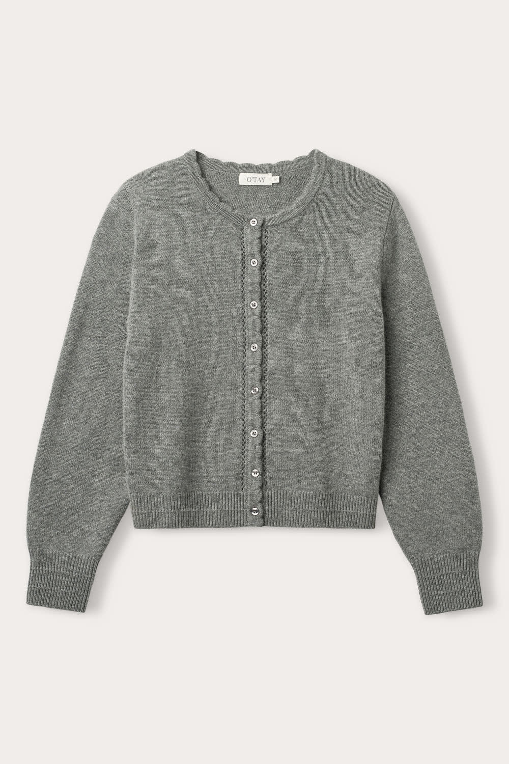 Faith Cardigan - Stone Grey