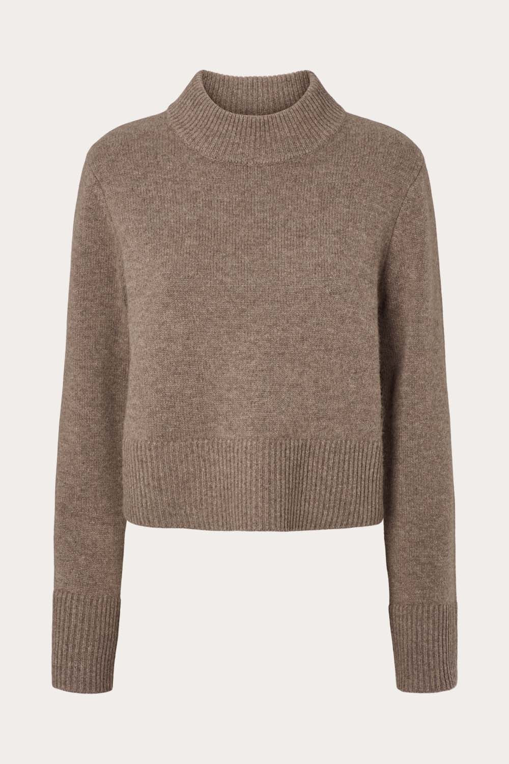 O'TAY Femia Sweater Blouses Brownstone