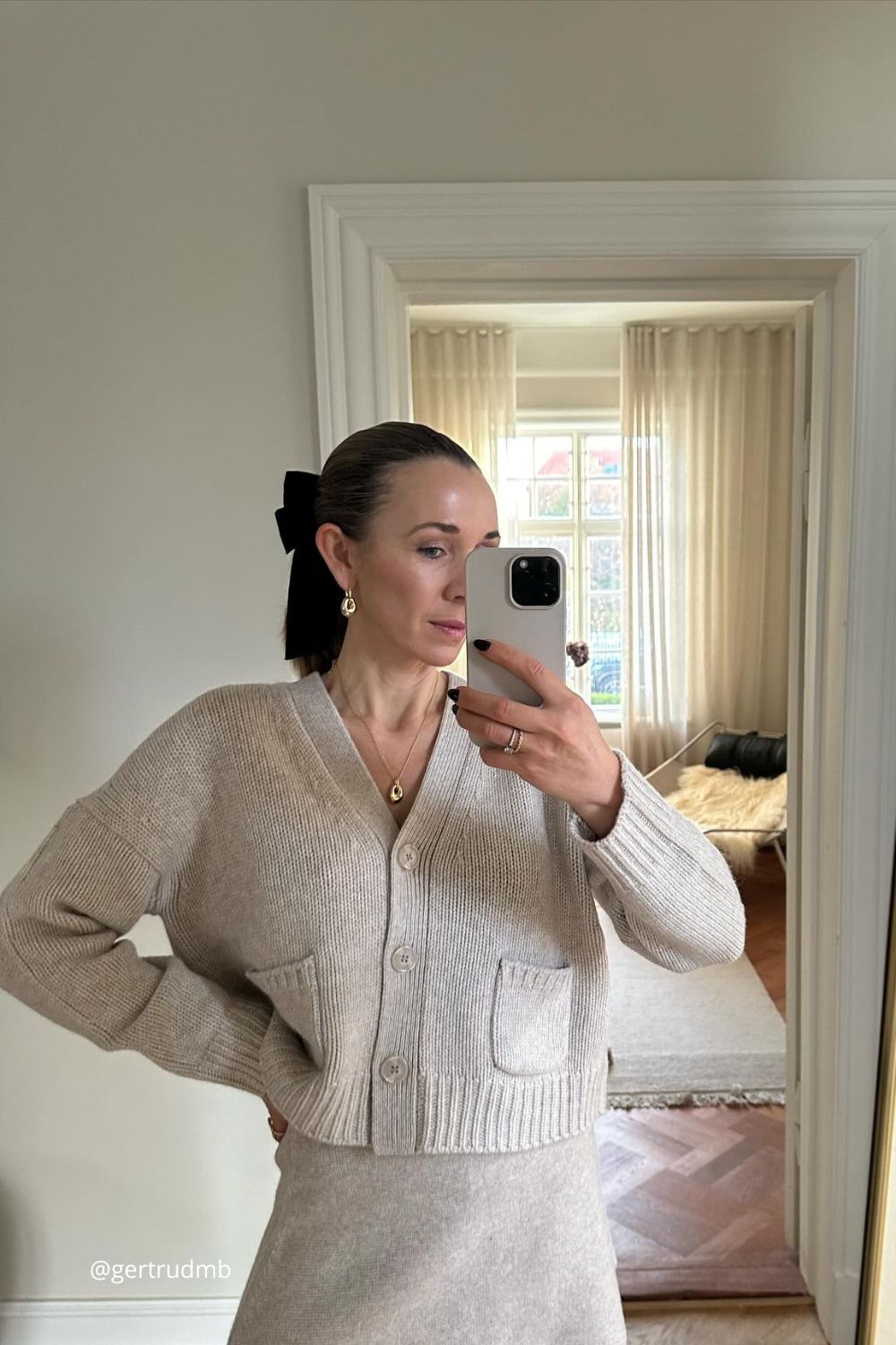 O'TAY Feodora Cardigan Cardigans Sand