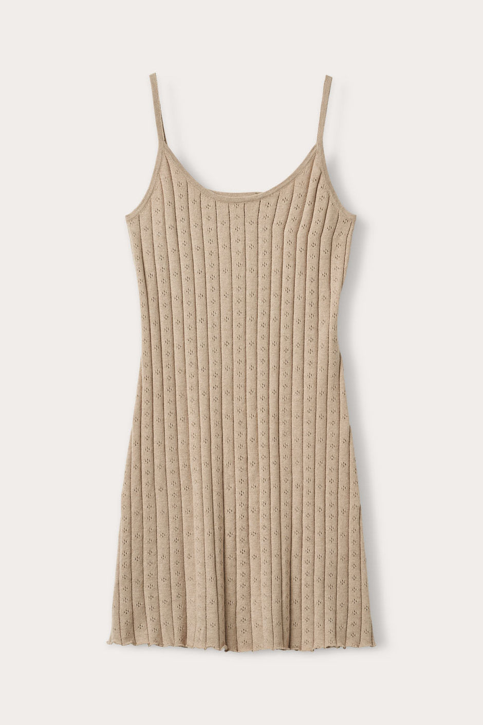 Gabby Dress Midi - Biscuit