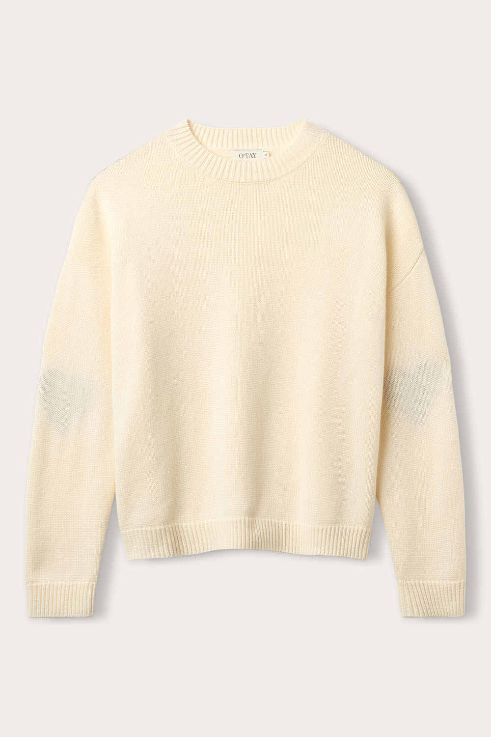 Kaia Sweater - Off White/Bordeaux