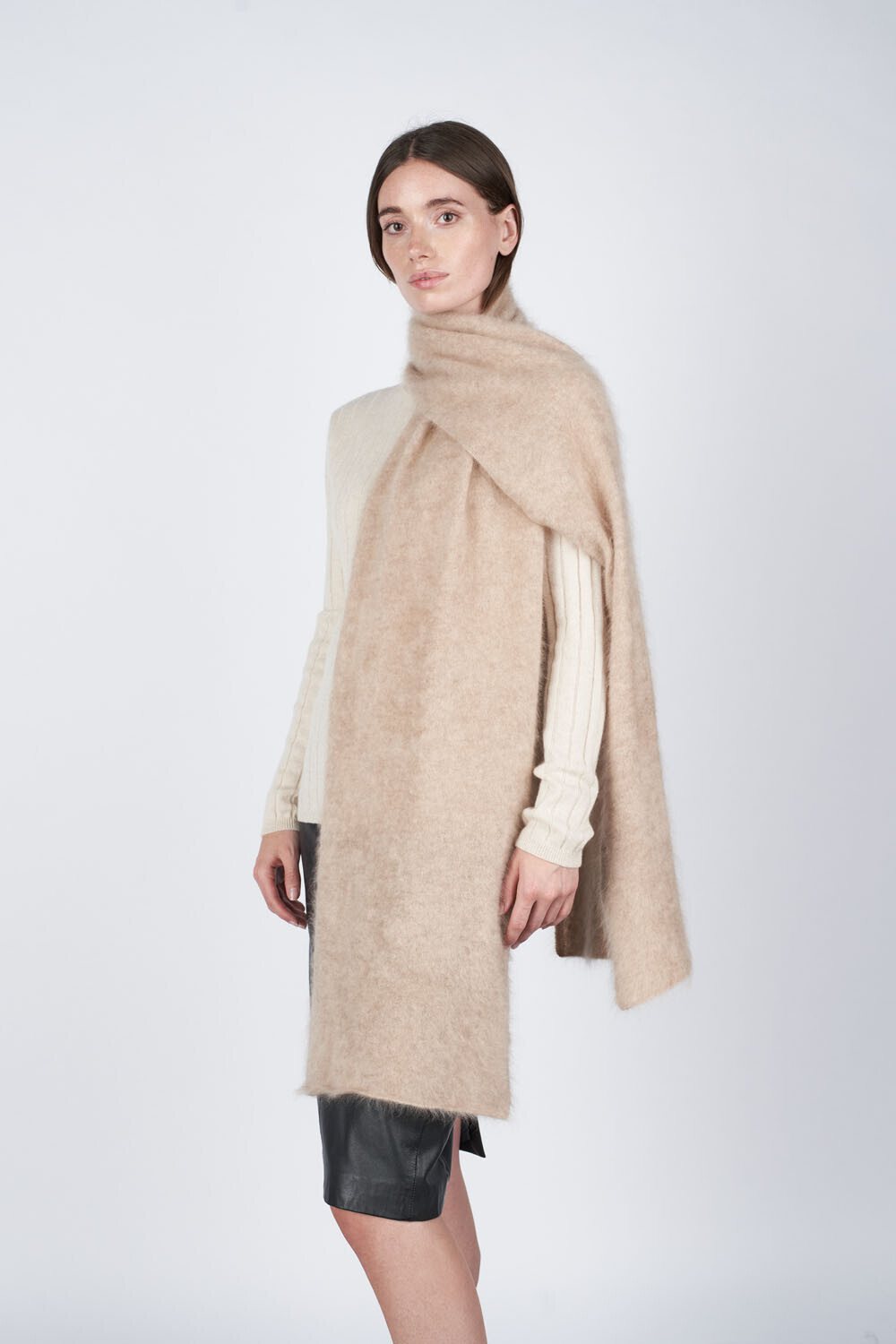 Ika Scarf - Camel Melange