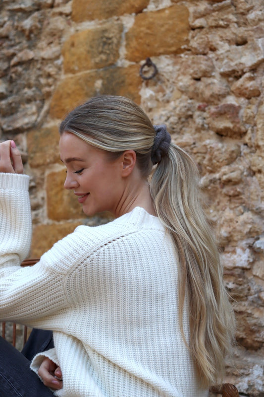 Small Scrunchie - Brownstone
