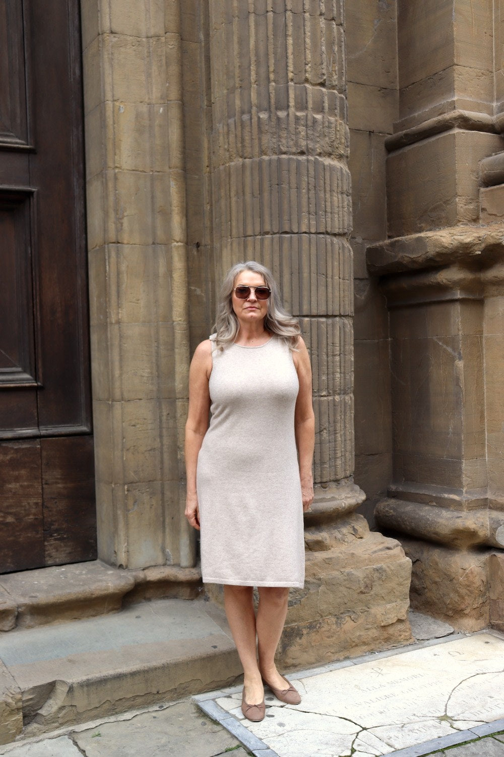 Gardenia Dress Long - Sandy