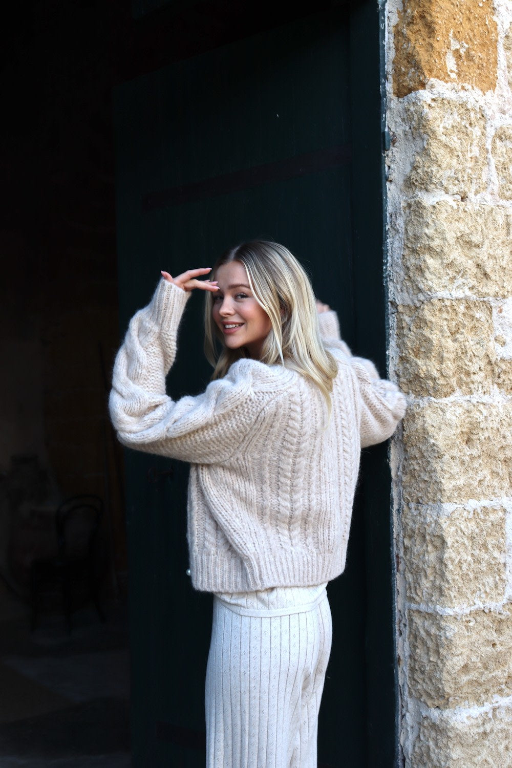 Elma Cardigan - Oat Melange