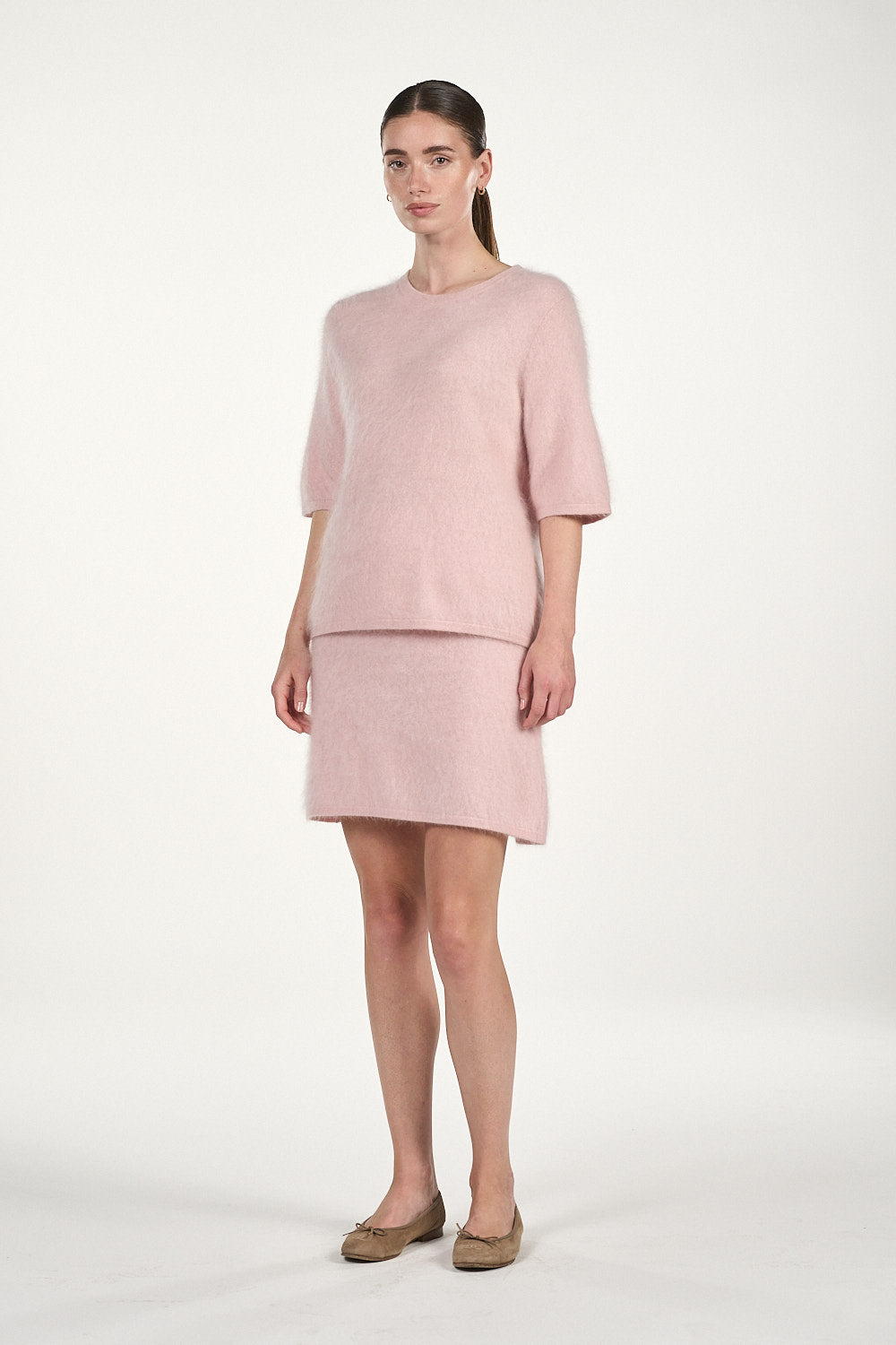 Izzie T-Shirt - Soft Rose