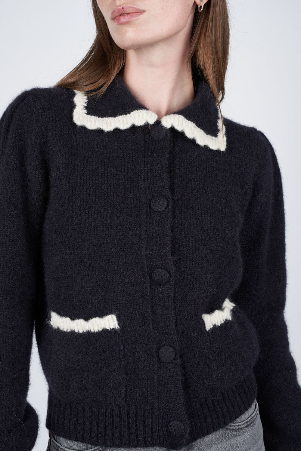 O'TAY Isabella Cardigan Cardigans Navy