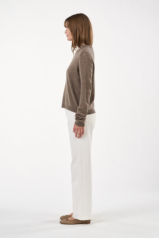 Lace Blouse - Brownstone