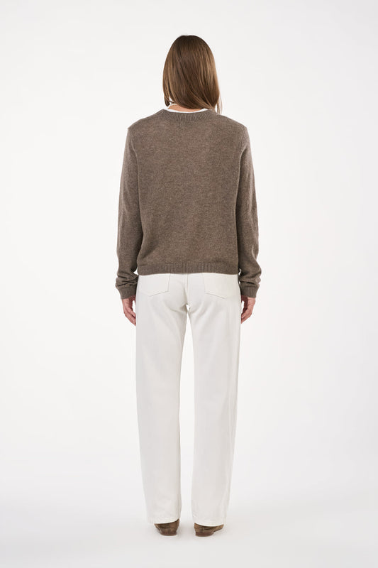 Lace Blouse - Brownstone
