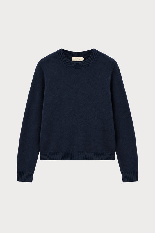 Lace Blouse - Navy