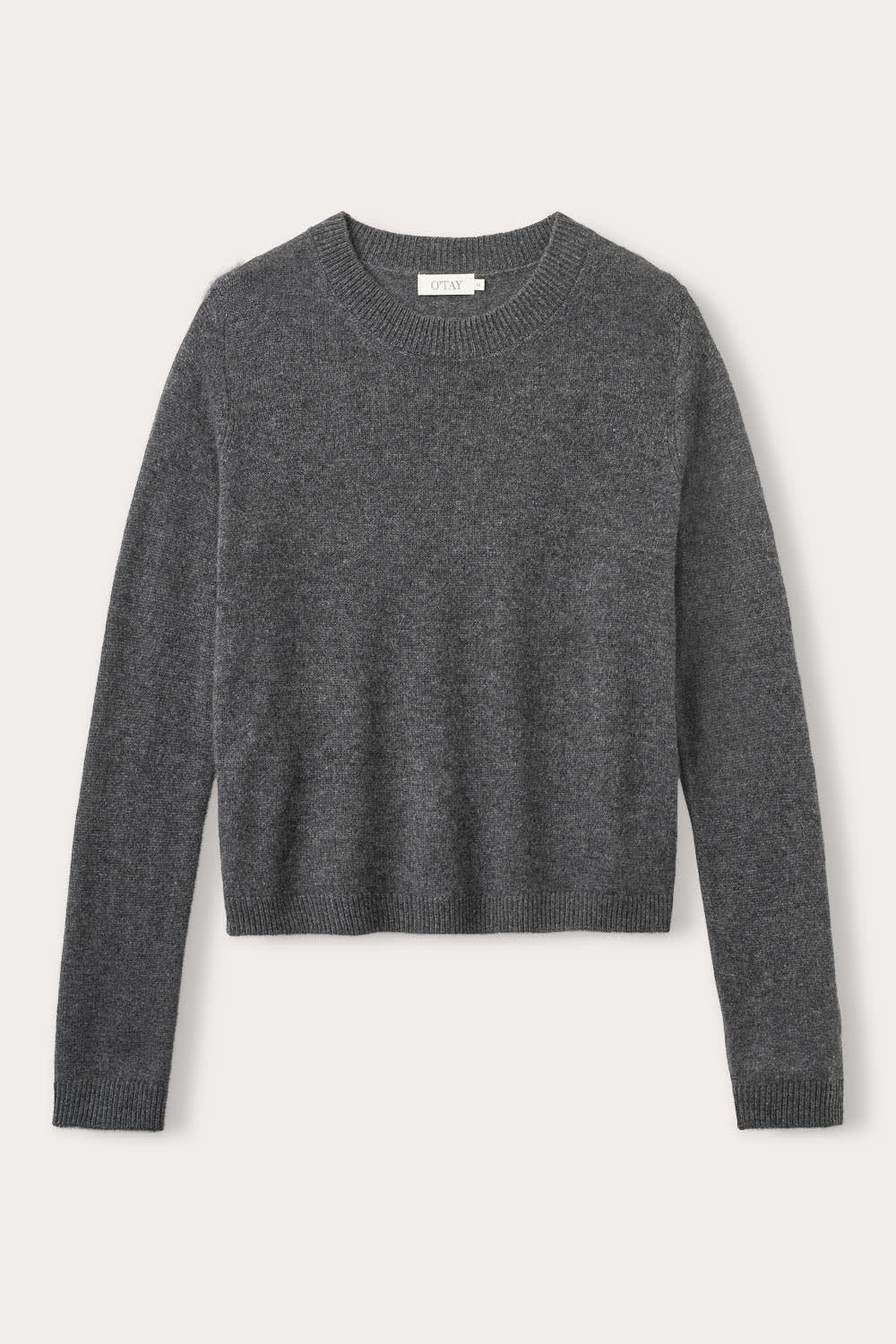 Lace Blouse - Dark Grey Melange