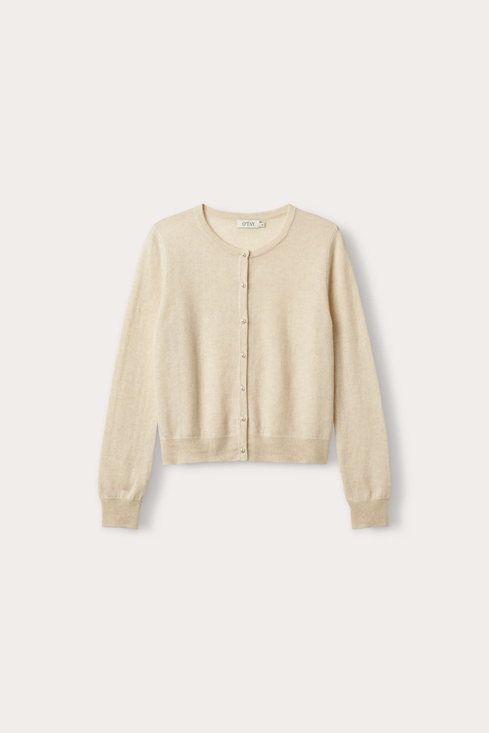 O'TAY Lailabeth Cardigan Cardigans Warm Beige