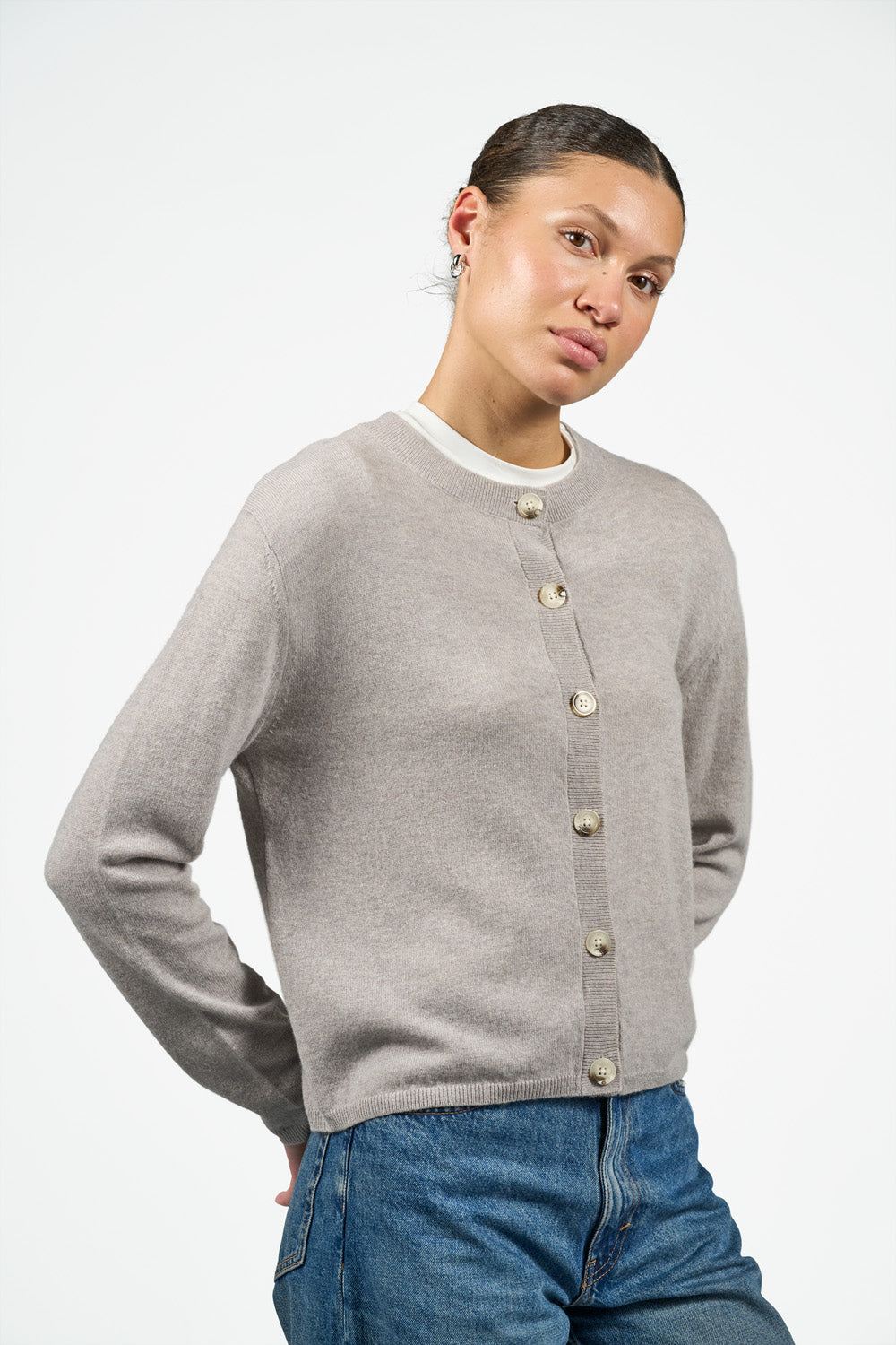 Luna Cardigan - Grey Shades