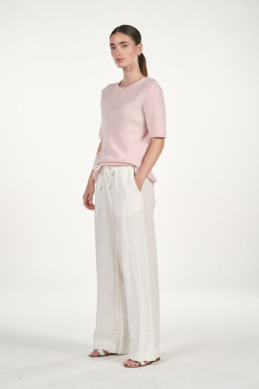 Martha T-shirt - Soft Rose