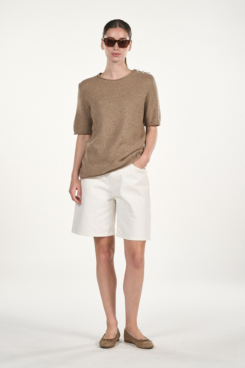 Martha T-shirt - Walnut