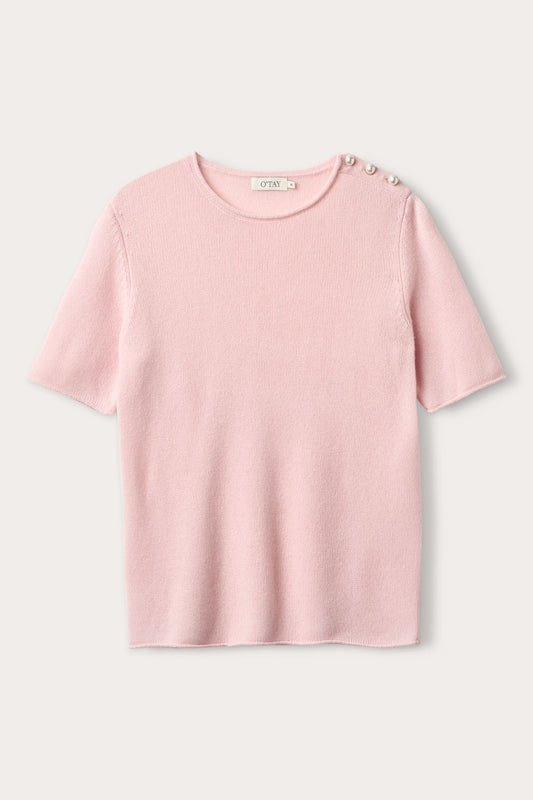 Martha T-shirt - Soft Rose