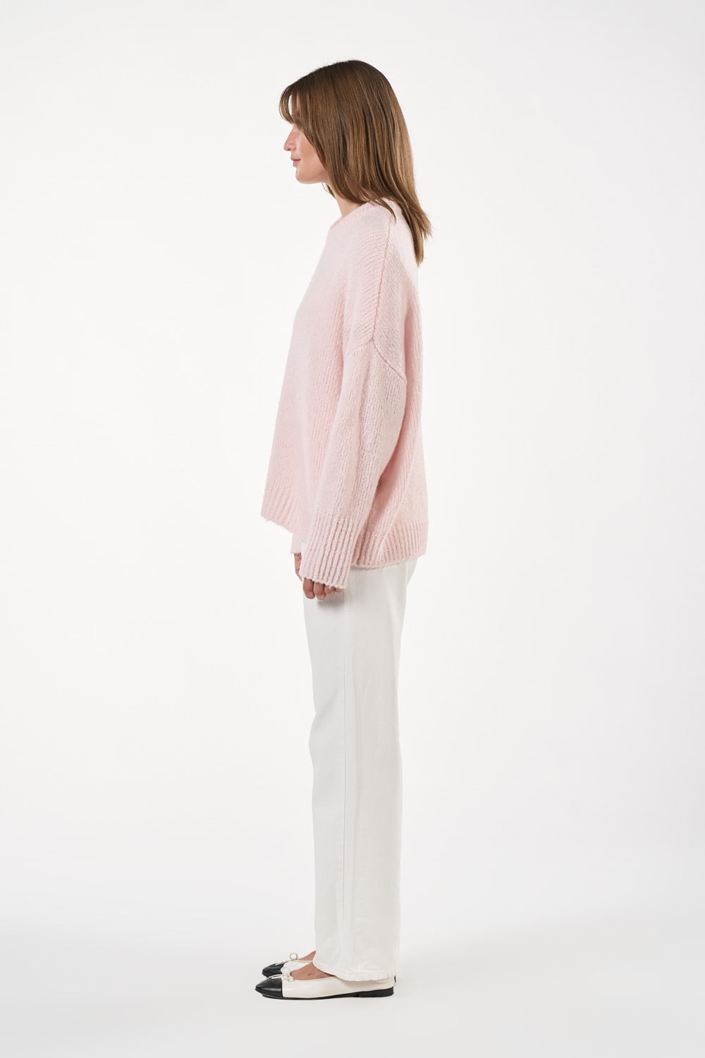 Nadia Sweater - Baby Pink