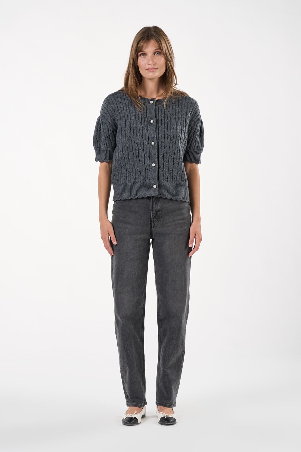 Noabelle Cardigan - Dark Grey