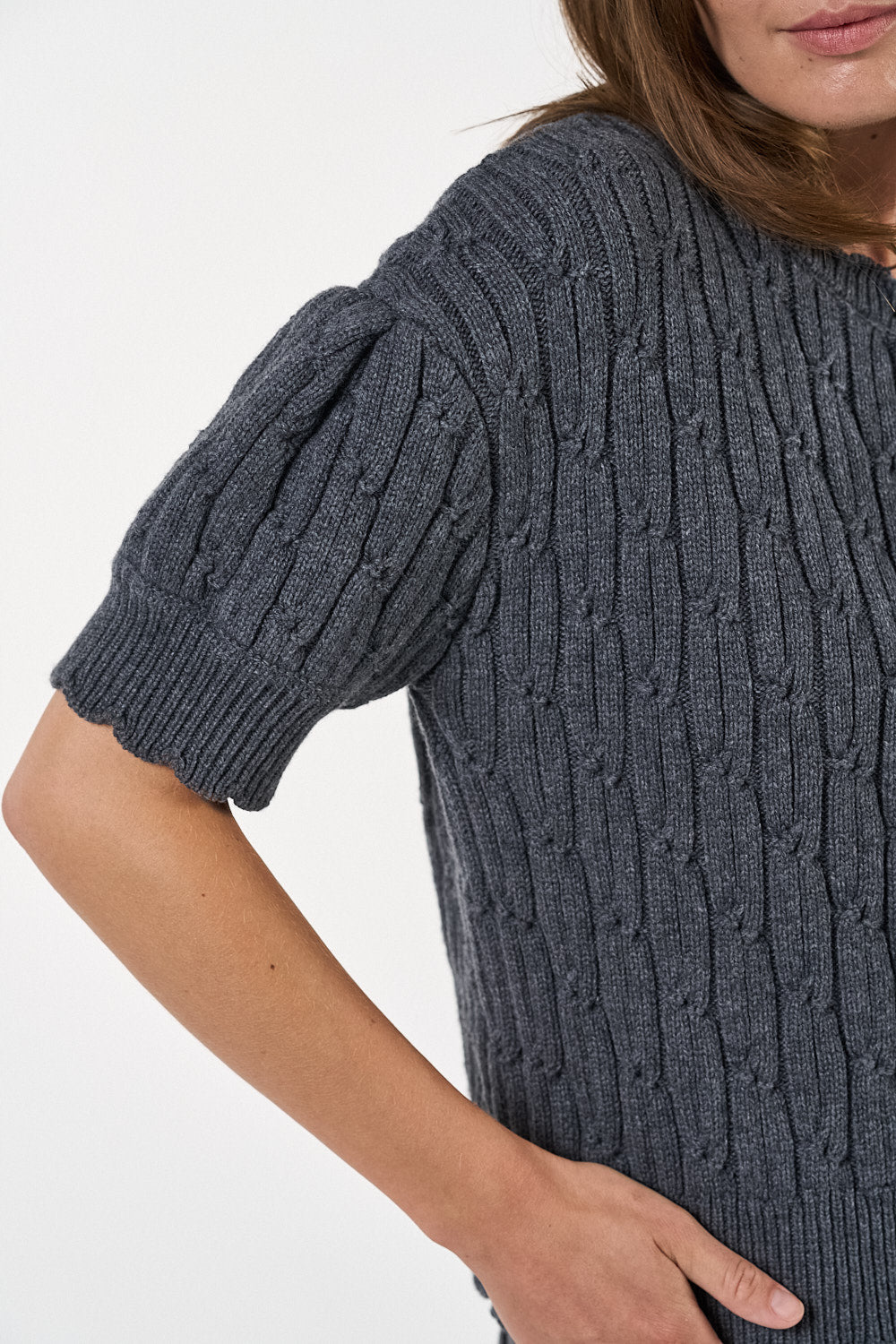 Noabelle Cardigan - Dark Grey