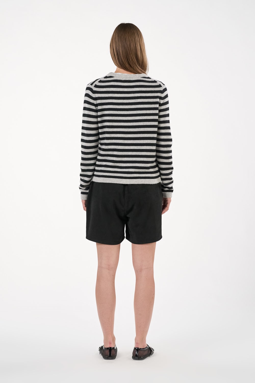 Nukaaka Blouse - Light Grey/Black