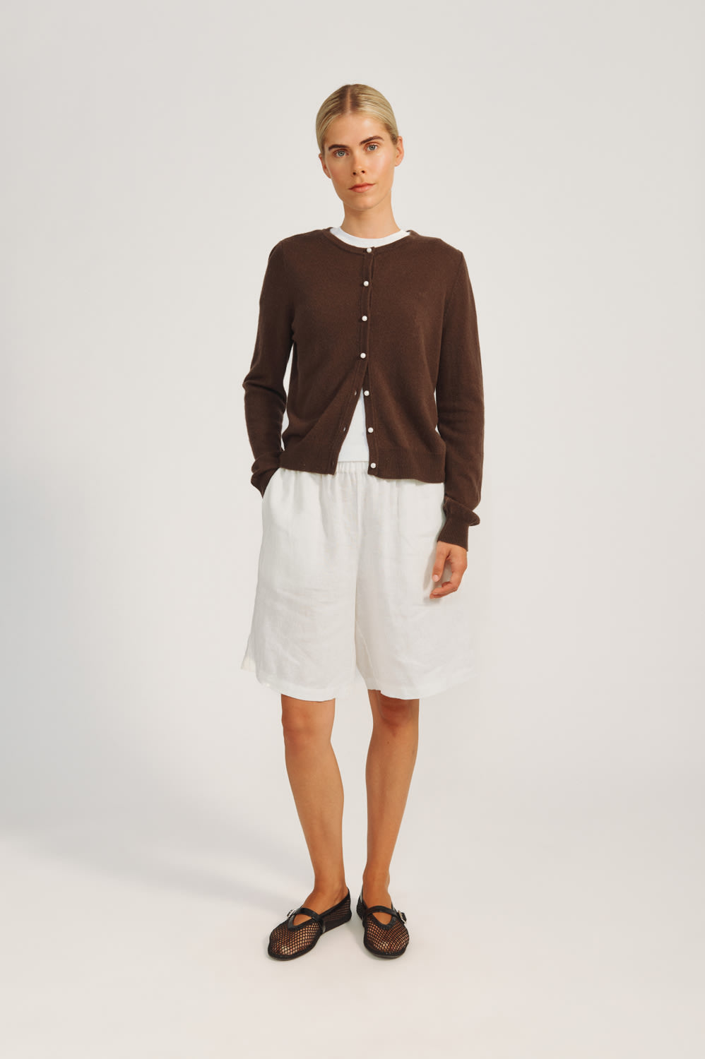 Victoria Cardigan - Espresso