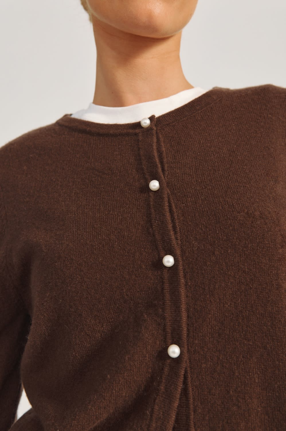 Victoria Cardigan - Espresso