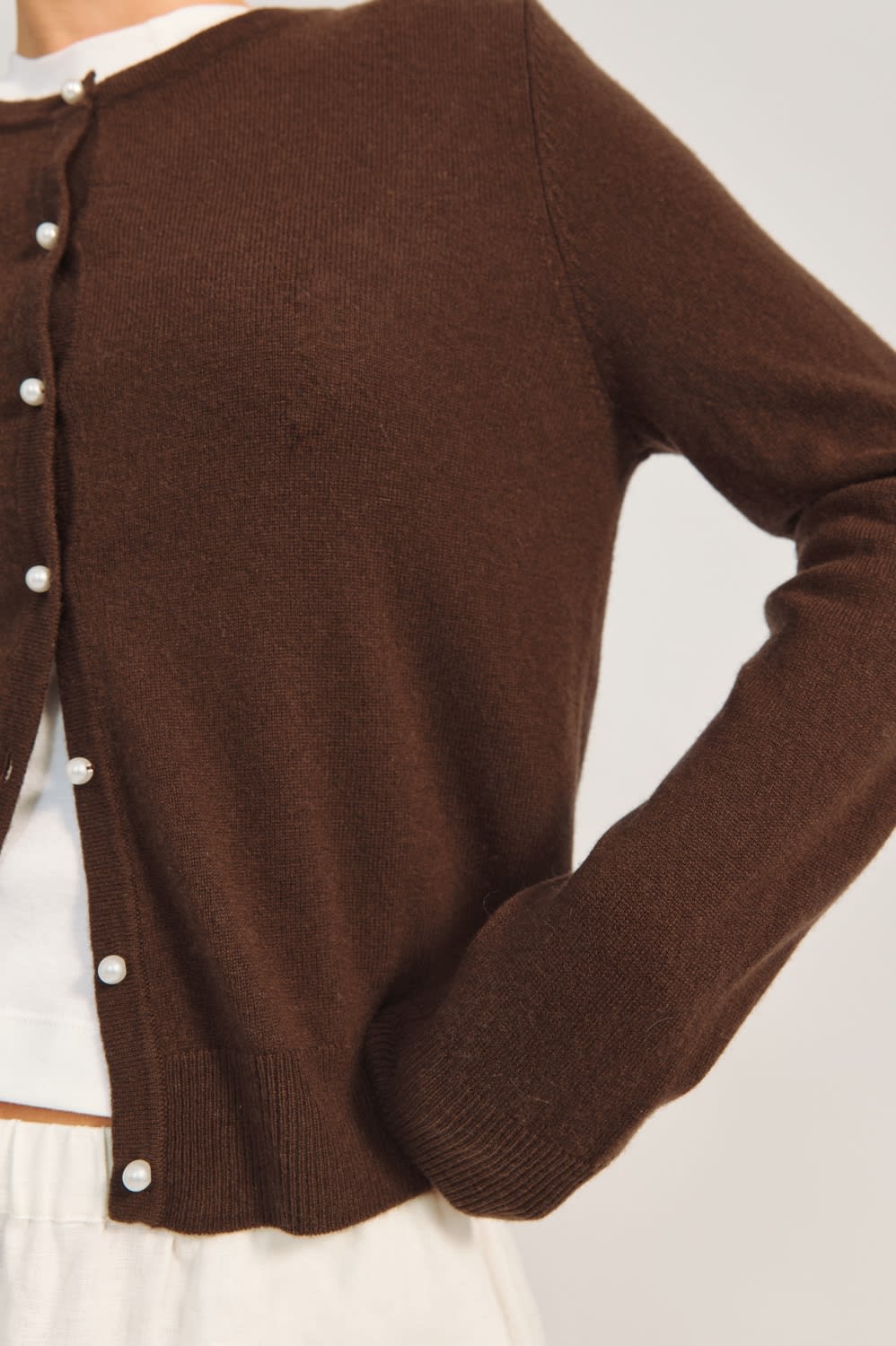 Victoria Cardigan - Espresso