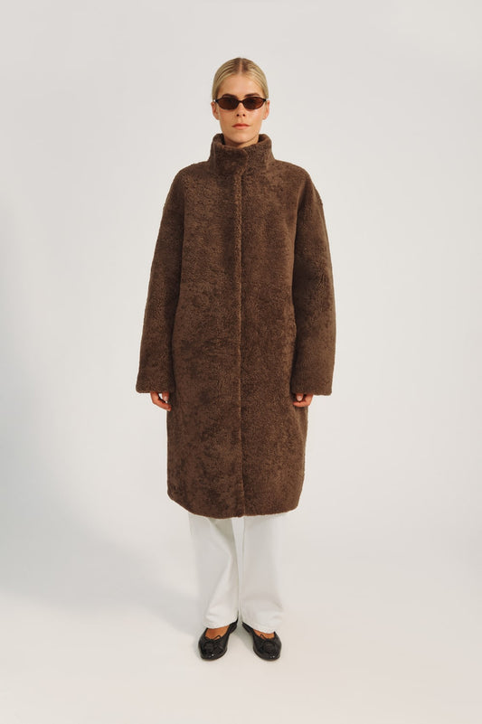 Jaclyn Coat - Teddy Brown