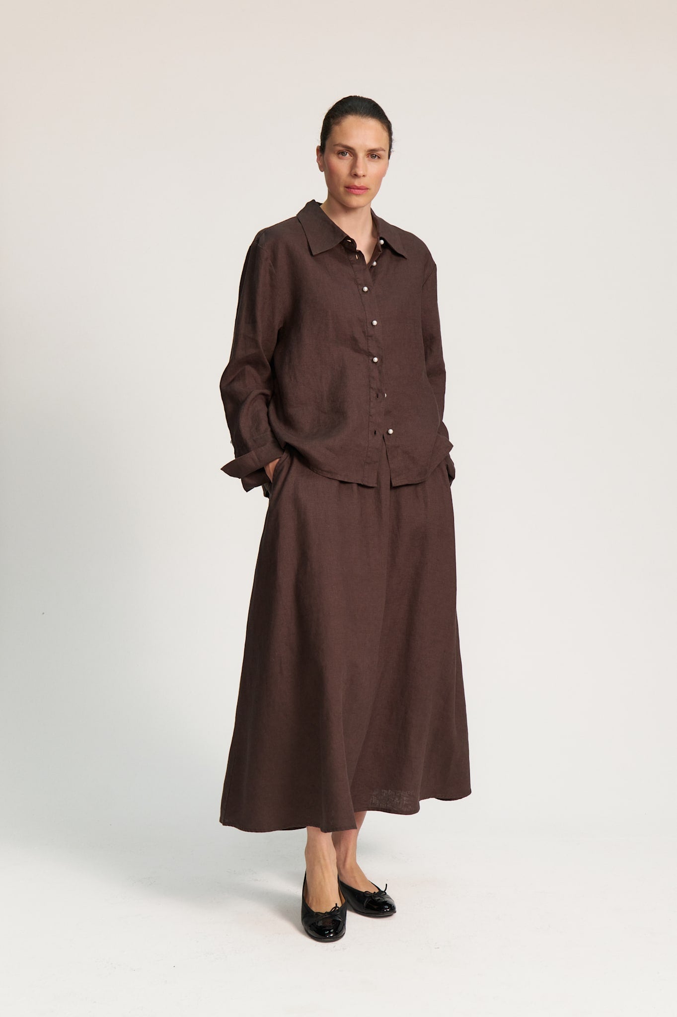 Gerda Skirt - Dark Chocolate