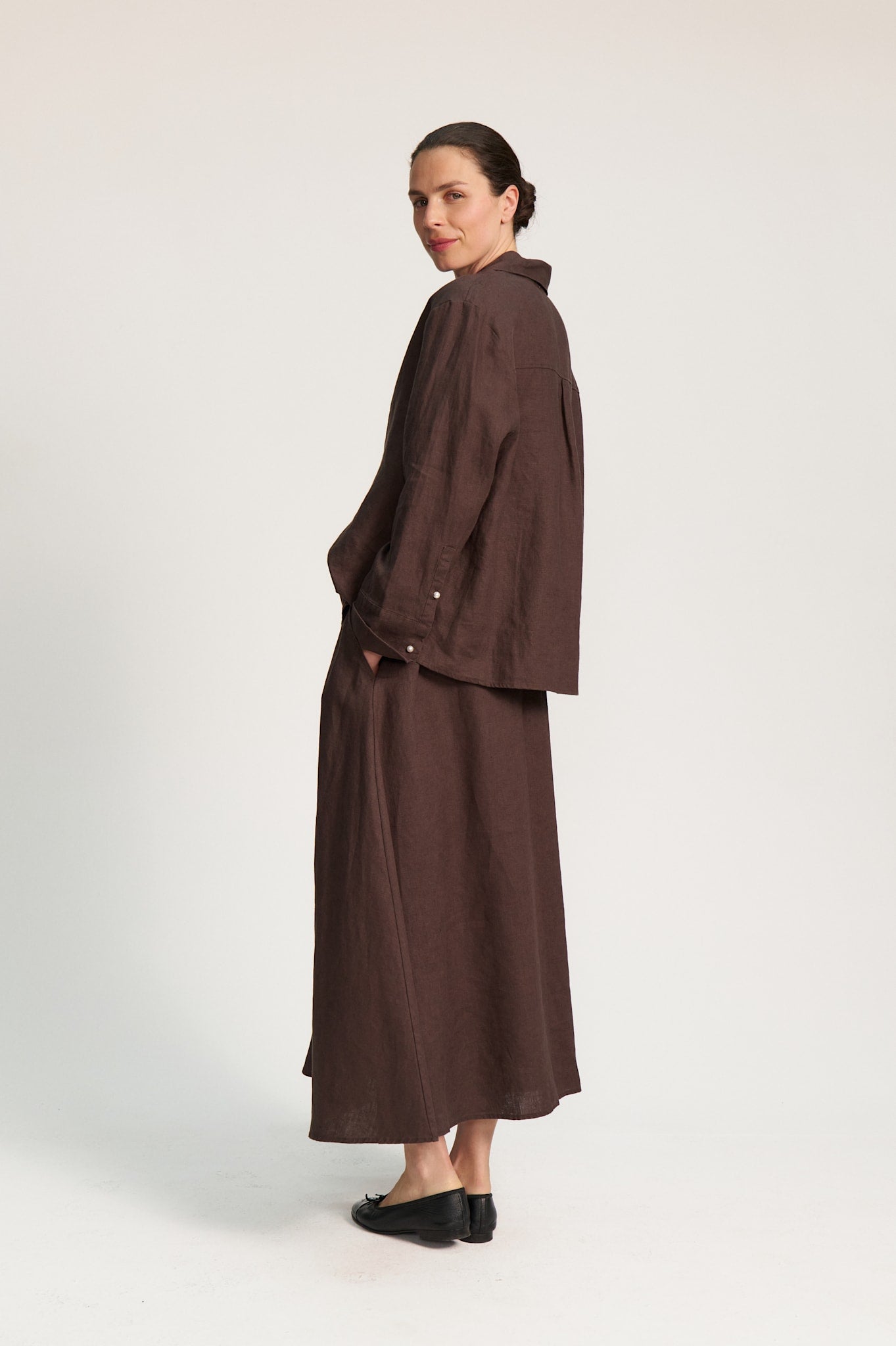 Madison Shirt - Dark Chocolate