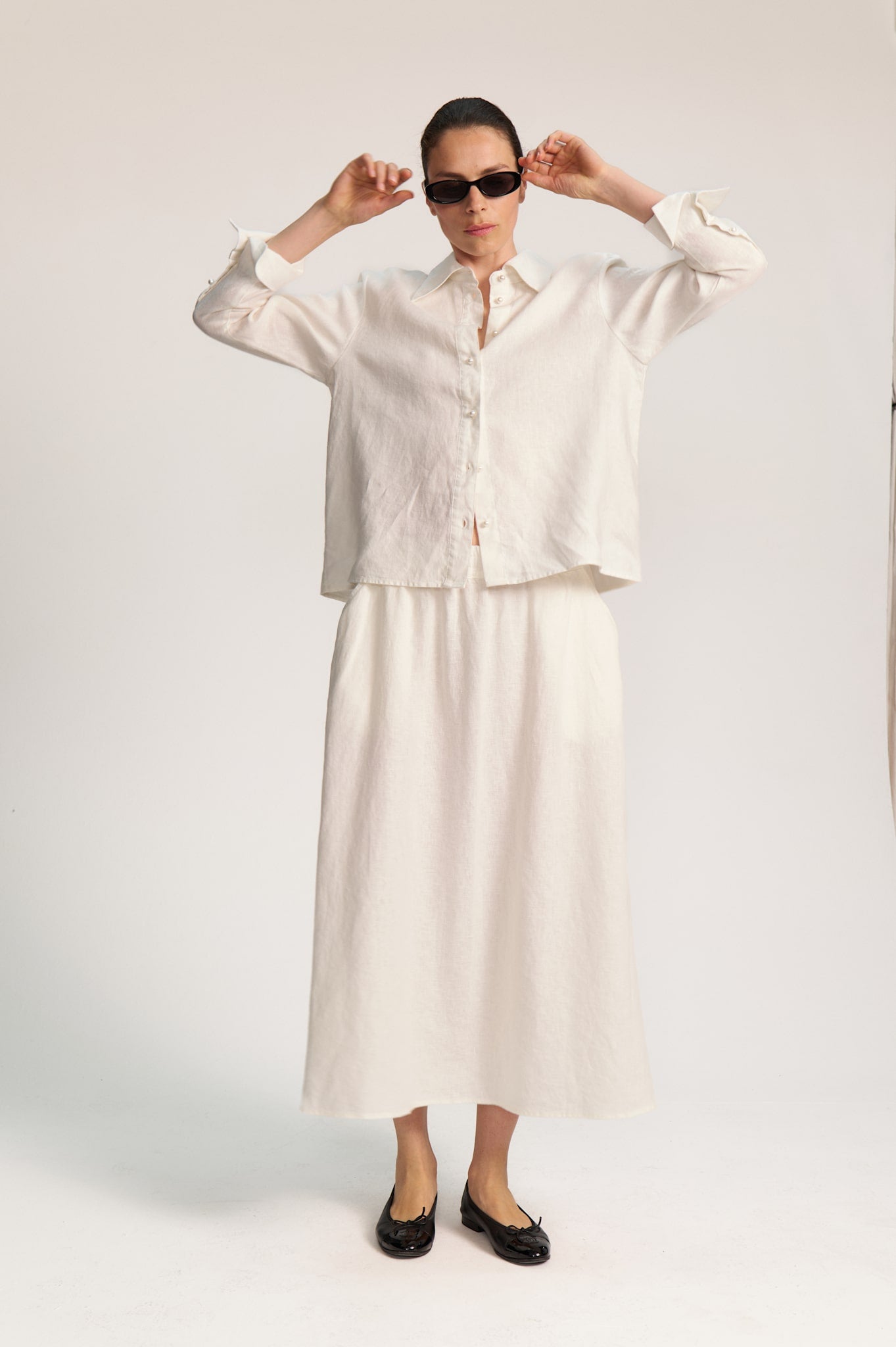 Gerda Skirt - White