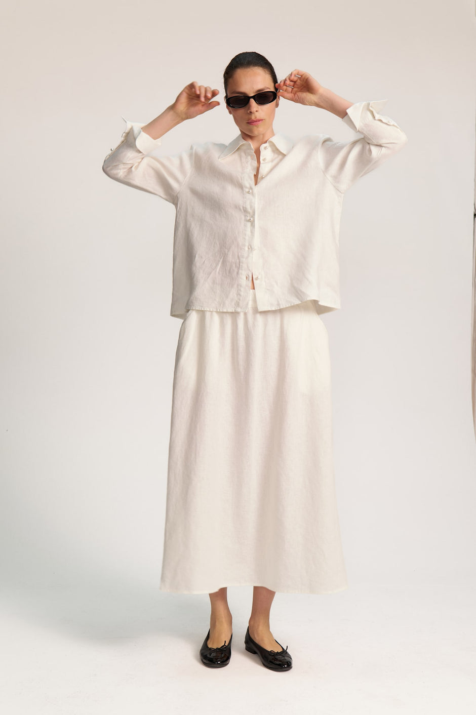 Gerda Skirt - White