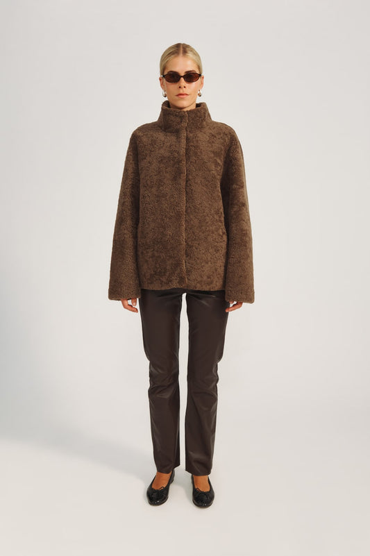 Nalani Coat - Teddy Brown