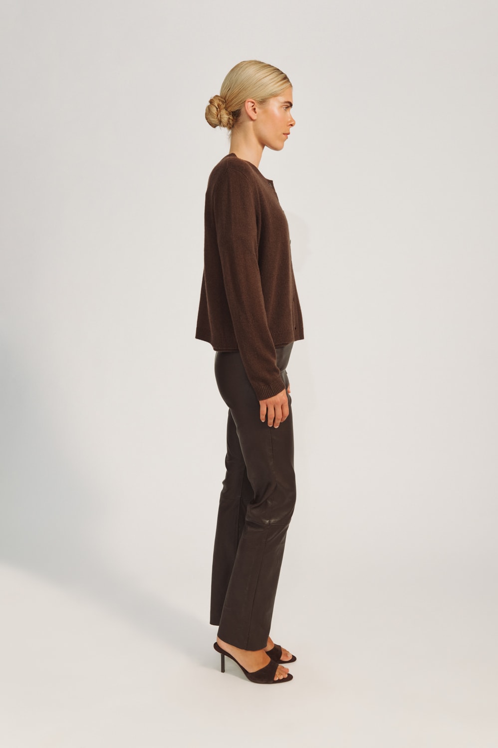 Oceania Cardigan - Espresso