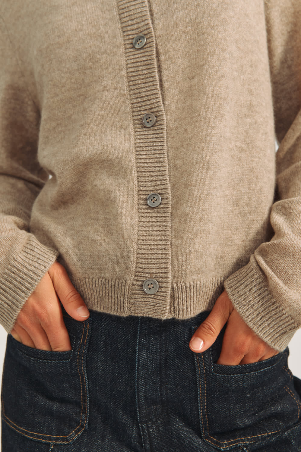 Oceania Cardigan - Mink